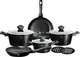 Набор посуды 10 пр Ebony Maple Line Berlinger Haus BH-1535