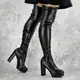 Женские ботфорты Fashion Gina 1347 40 размер 25,5 см Черный