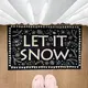 Коврик придверный с принтом Let it snow 45x75x0,4 см (KOV_20S022)
