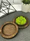 Деревянная коробка для колец со мхом, именная коробочка для обручальных колец, свадебная шкатулка с именам