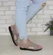 Женские босоножки трикотажные цвет капучино коричневый