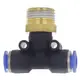 Штуцер цанговый Т Ø6мм МТ 3/8" SIGMA (7027341)