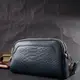 Модная сумка на два отделения из натуральной кожи Vintage 22355 Синяя