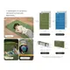 Коврик складной двойной IXPE Naturehike CNK2450WS044, алюминиевая пленка, 200x120х1,8 см, синий