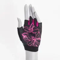 Рукавички для фітнесу MAD MAX Flower Power MFG 770, Black/Pink S