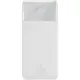 Універсальна мобільна батарея Baseus Bipow 30000mAh, PD 20W, USB-C, 2xUSB QC 3.0 white