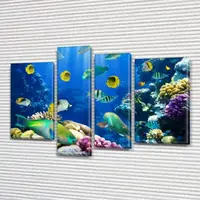 Модульные картины триптих, на Холсте нат., 90x130 см, (65x35-2/90х25/75x25)