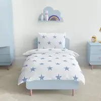 Постельное белье подростковое ТЕП Soft dreams Звезды 2-04191-29907 150х215 см голубой