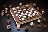 Конструктор механічний 3D дерев'яний 28*24*4,7 см пазл 620эл GAME SET Ігровий набір EWA