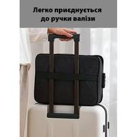 Сумка-органайзер для документів із кодовим замком Love You 59000 36х27х10 см чорна