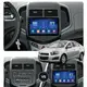 Штатная магнитола Lesko для Chevrolet Sonic I 2011-2016 экран 9" 6/128Gb 4G Wi-Fi GPS Top Шевроле