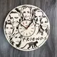 Тематические настенные часы в интерьер «Друзья»