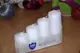 Набір свічок 4 шт. циліндр Bispol AURA Candles Білі (sw50/4-090)