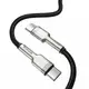 Кабель BASEUS Type-C to Type-C Cafule Series Metal Data Cable |2m, 5A, 100W, PD| (CATJK-D02)
