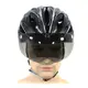 Шлем велосипедный Helmet 258 Black + White с регулировкой велошлем для велосипедистов защитный аксессуар