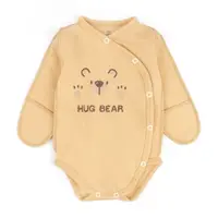 Комплект для немовлят боді повзуні чепчик Hug Bear футер