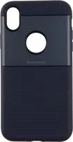 Чехол-накладка Ipaky Shield Series/Elegant Grid Design TPU Hybrid Case Apple iPhone XR Blue