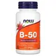 Витамины и минералы NOW Vitamin B-50, 100 таблеток