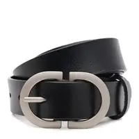 Женский кожаный ремень Borsa Leather CV1ZK-105bl-black