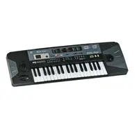 Детский Синтезатор Music Fairy, 37 клавиш, микрофон, запись звука, звуковые эффекты, стул. Black (136715)