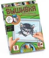 Вышивка крестиком по номерам, "Котёнок"