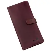 Бумажник женский из винтажной кожи SHVIGEL 16205 Бордовый
