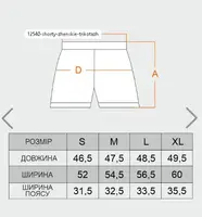 Шорты женские Vivioji SHW-20-14 Голубой размер S (12540)