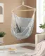 Подвесное кресло, бразильский гамак Hanert BOHO Black