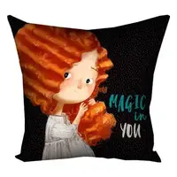 Подушка габардиновая c принтом Magic in you 30x30 (3P_19F031)