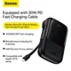УМБ BASEUS Qpow Pro Digital Display Fast Charge Power Bank (With Lightning Cable) 10000mAh |USB/Type-C/Lightning, 20W/5A, PD/QC|