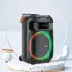 Акустика-караоке HOCO Winner wireless dual-mic outdoor BT speaker HA5 |BT5.0/USB/AUX/TF, 60W, TWS, 12h|