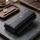 Женский кожаный клатч для карт купюр и документов ST Leather 19292 Черный