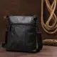 Сумка мужская из кожи флотар Vintage 20024 Черная
