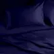 Евро постель сатин без простыни MIDNIGHT BLUE