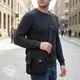 Текстильная сумка через плечо для документов и города Vintage 20660 Черная