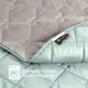 Покрывало 180х210 см IDEIA стеганое двухстороннее качественная стежка микрофибра на кровать, диван мята серое