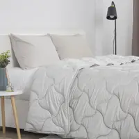 Ковдра євро ТЕП VELOUR 1-04872_34485 200х210 см світло-сіра
