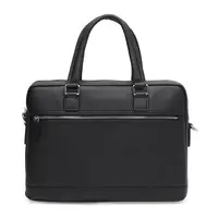 Мужская кожаная сумка Borsa Leather K16613-1-black