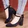 Туфли женские на каблуке Fashion Bip 2175 40 размер 25,5 см Черный