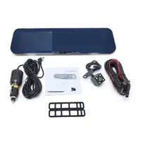 ➜Дзеркало-реєстратор Lesko Mirror Car DVR H430 яскравий екран 4.3" 1080p запис G-Sensor з камерою заднього виду