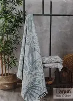 PUP. Lagun fume пештемал полотенце, 90х170см. Хлопок. Pupilla Турция.
