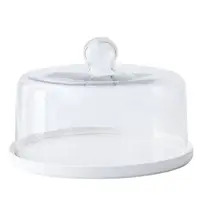 Тортівниця кругла з кришкою Crystal 8 14538 8х18 см