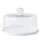 Тортовница круглая с крышкой Crystal 8 14538 8х18 см