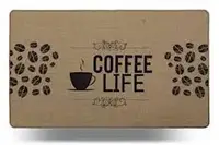 Коврик придверный 60х90 см Coffee life Лен Dariana D-5754