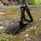 Тактическая складная саперная лопатка с чехлом M-TAC, армейская складная лопата, лопата походная для кемпинга