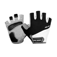 Перчатки велосипедные спортивные West Biking 0211189 M Black с короткими пальцами