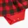 Боди-платье для девочки в клетку с крылышками и повязкой Plaid