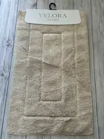Velora kvadrat bej Коврики в ванную комнату 2в1.Velora Турция