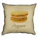 Подушка с мешковины Macarons Bergamote 45x45 см (45PHB_SWE030_BR)