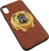 Чохол-накладка PUZOO TPU+TPU with stitchwork craft Ballon Dog iPhone X Brown